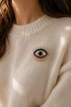 Evil Eye Brooch