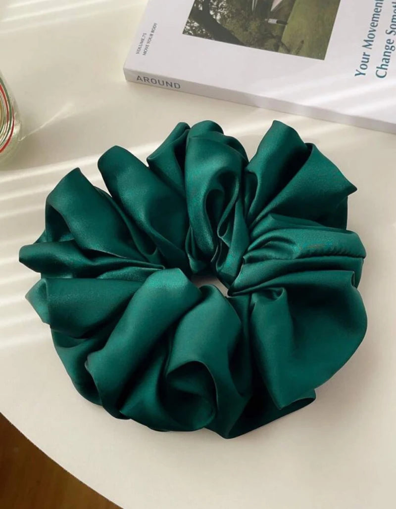 Forest Green Scrunchie