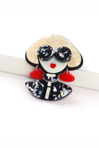 Mushroom Girl Brooch