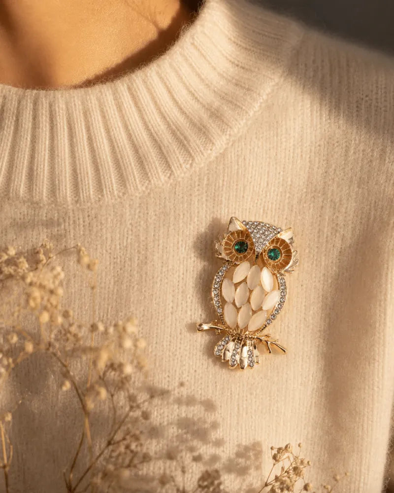Owl Brooch