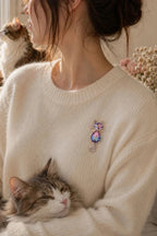 Cat Mom Brooch
