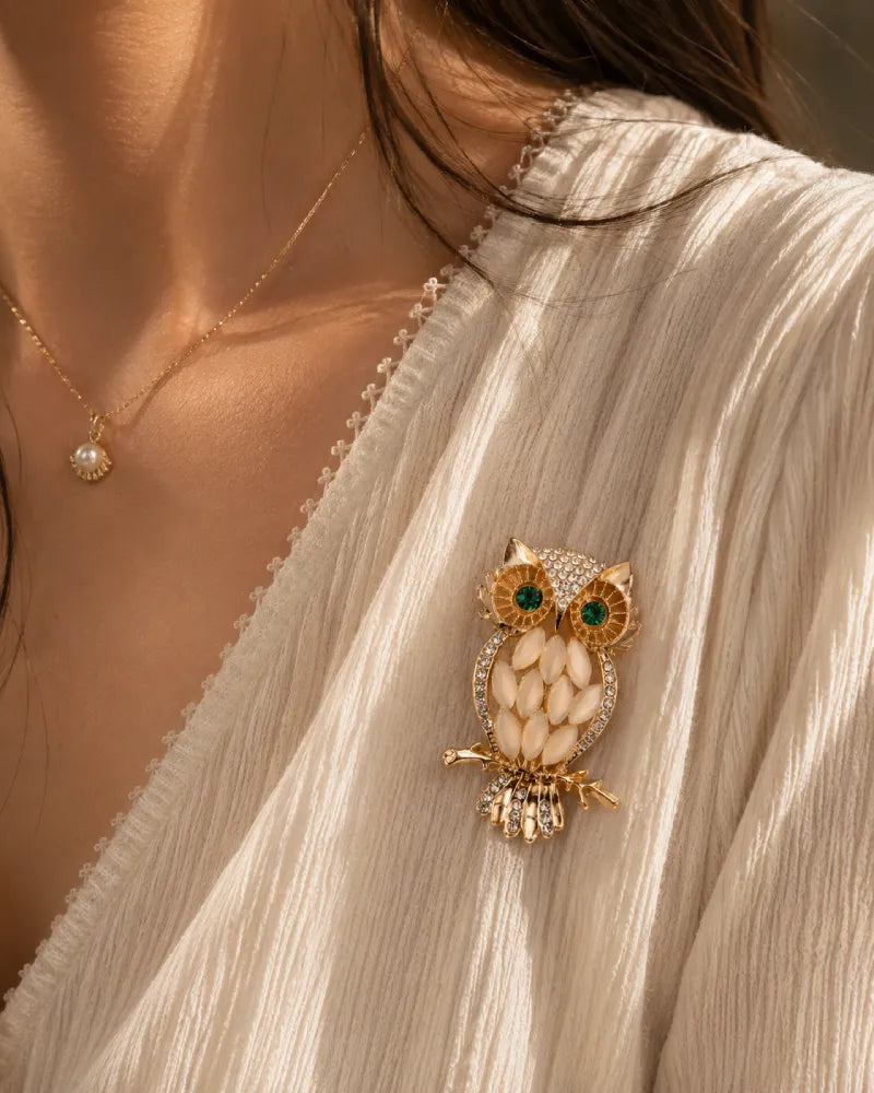 Owl Brooch
