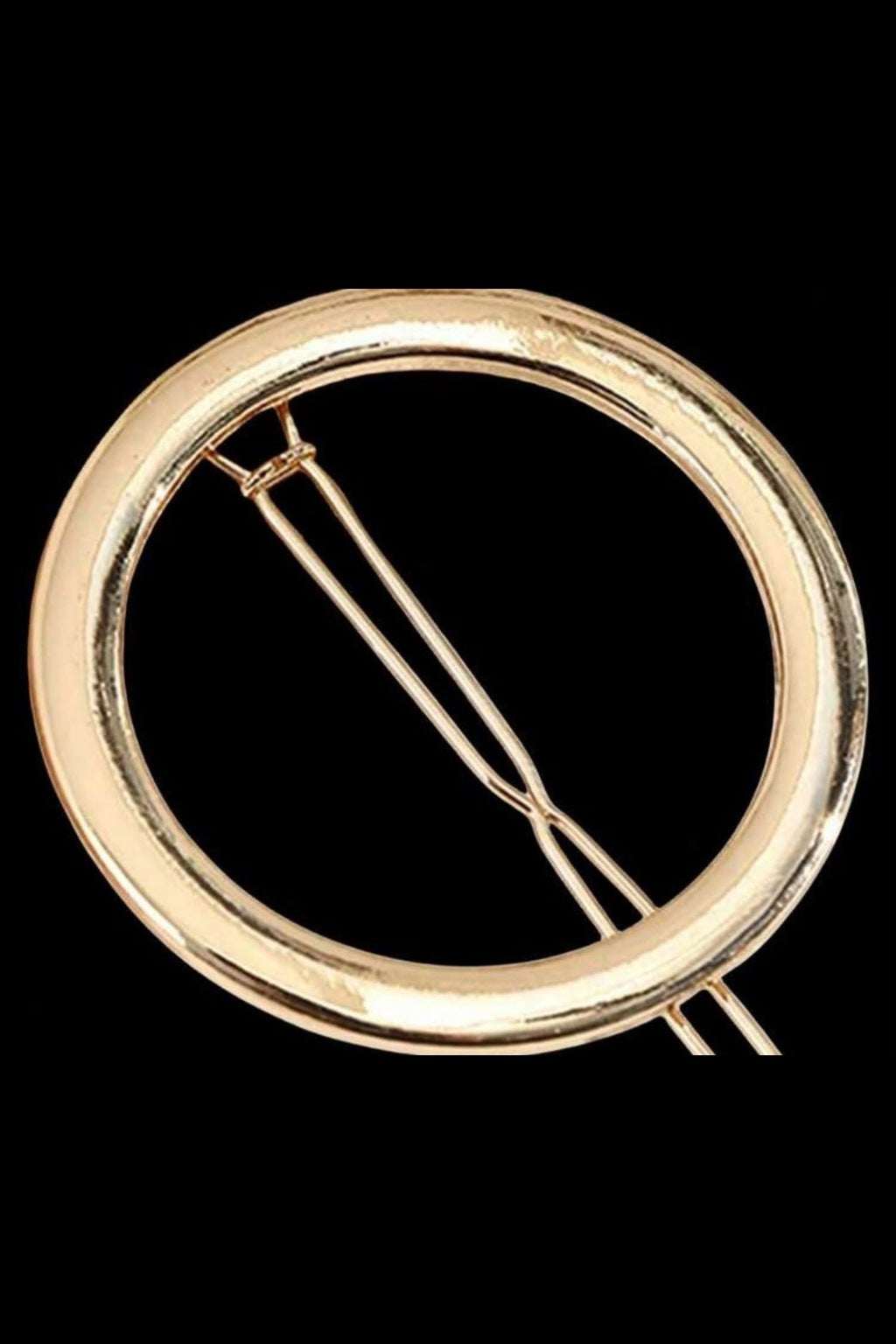 Gold Halo Hair Pin close-up
