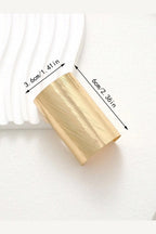 Gold Ponytail Cuff size 6 cm x 3.6 cm