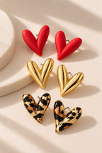 Heart Trio Earrings