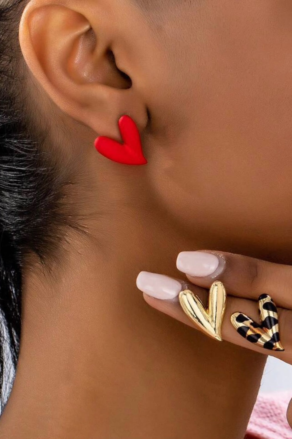 Heart Trio Earrings