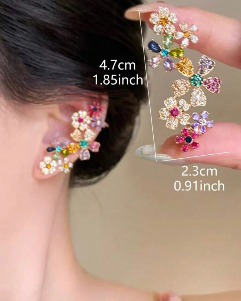 Flower Kisses Earcuffs