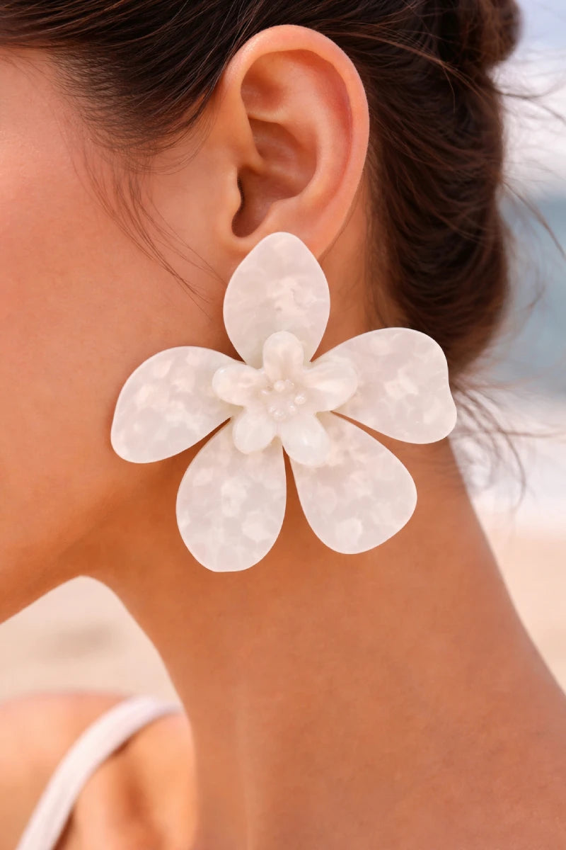 White Beach Flower