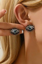 Lash Eye Studs worn and held by ear