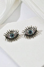 Lash Eye Studs – evil eye rhinestone studs, pair