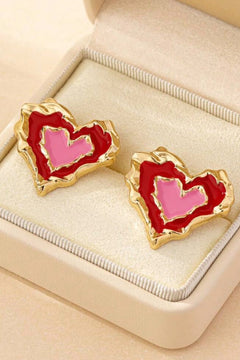 Molten Heart Earrings