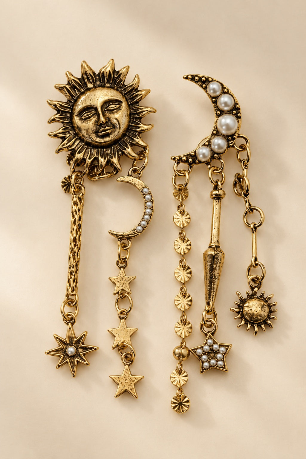 Cosmic Crush Celestial Drop Earrings pair
