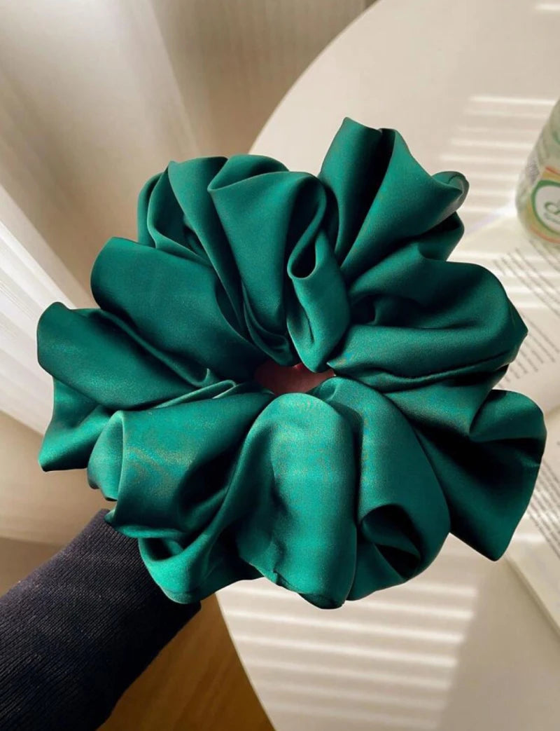 Forest Green Scrunchie