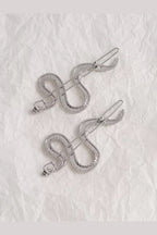 Slither Snake Pin Set of 2 – 2 silver snake pins
