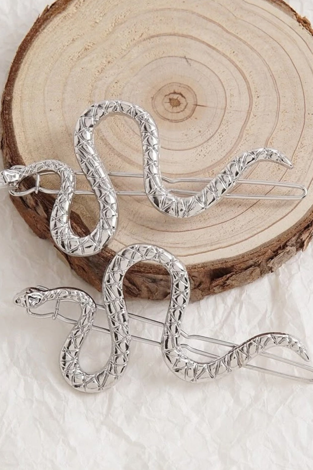 Slither Snake Pin Set of 2 – pair on wood