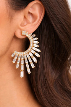 Arc Drop Earrings